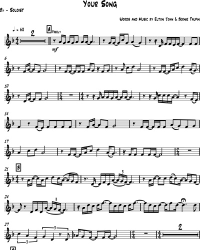 [Alternate] Soloist in Bb