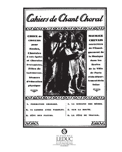 Cahiers de chant choral, Vol. 5