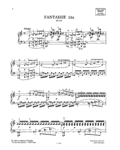 Sonatas, Vol. 3 No. 14 - 18