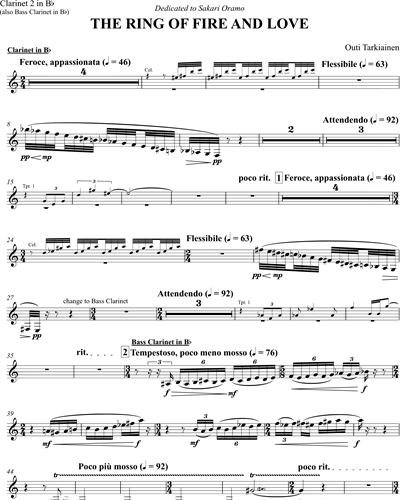 Clarinet in Bb 2/Bass Clarinet