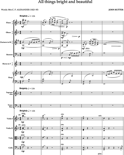 Full Score & Mixed Chorus