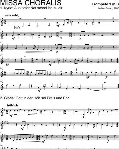 Trumpet in C 1 (Alternative)