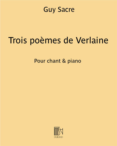 Trois poèmes de Verlaine