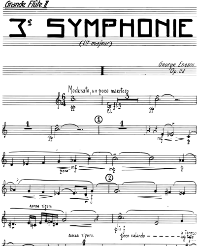 Symphonie n. 3 en Ut majeur
