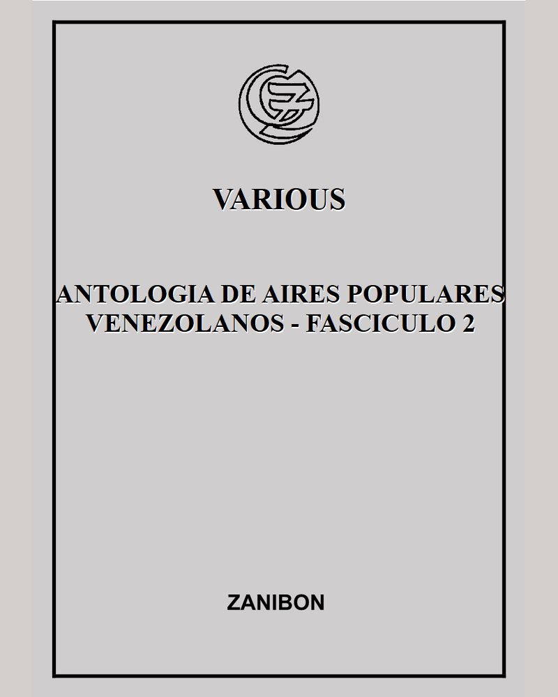 Antologia de aires populares venezolanos - Fasciculo 2