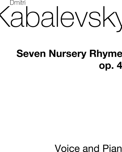 Seven Nursery Rhymes, op. 41