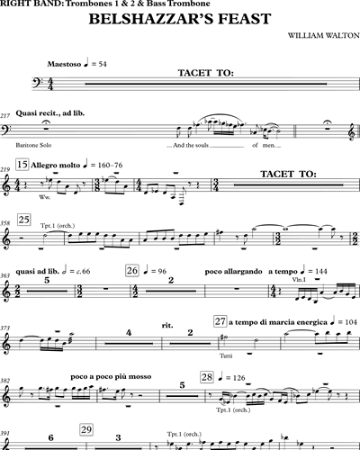[Brass Band Right] Trombone 1 & Trombone 2 & Bass Trombone