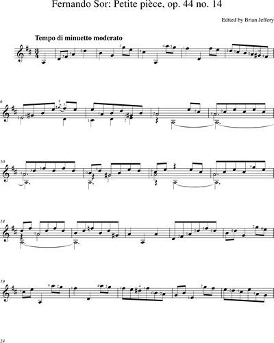 Petite pièce, Op. 44 No. 14