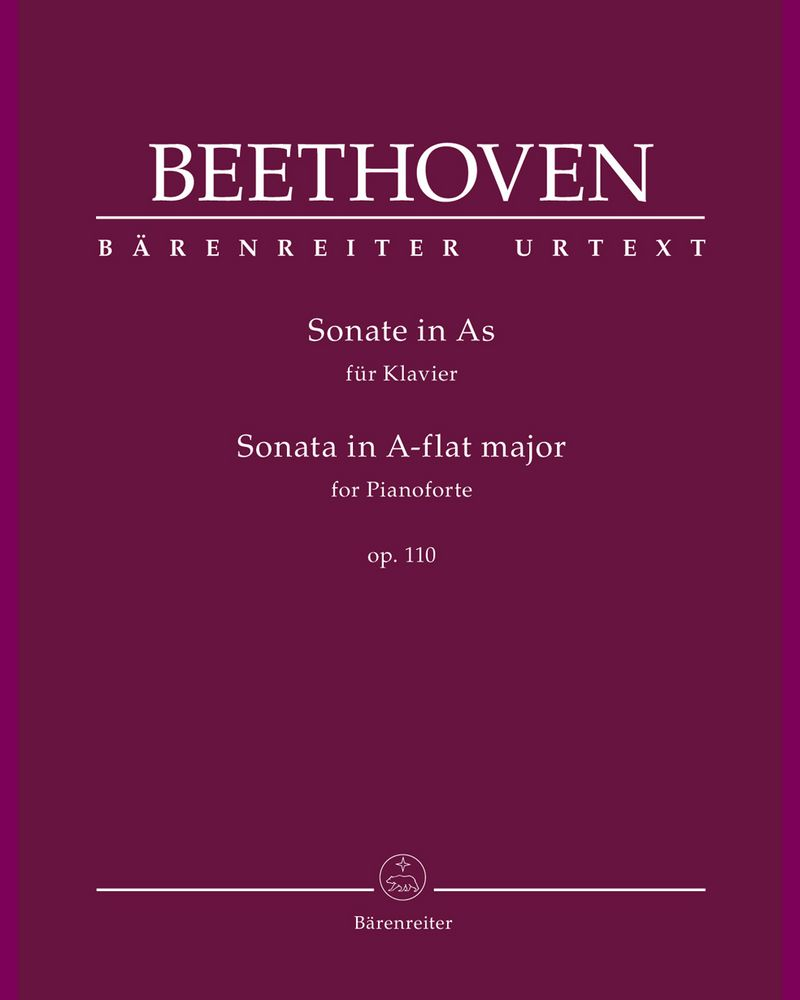Sonata for Pianoforte A-flat major op. 110