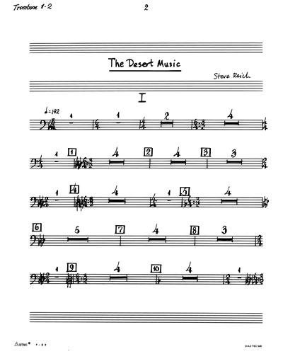 Trombone 1 & Trombone 2