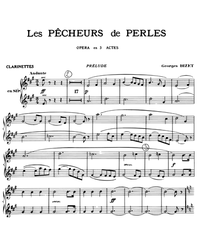 Les Pêcheurs de perles (The Pearl Fishers): Prelude