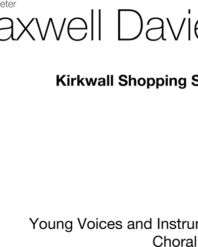Kirkwall Shopping Songs