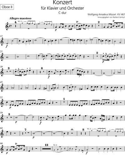 Klavierkonzert [Nr. 21] C-dur KV 467