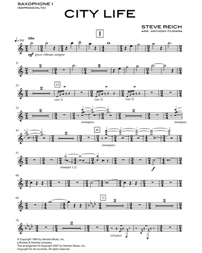 Soprano Saxophone 1/Alto Saxophone 1
