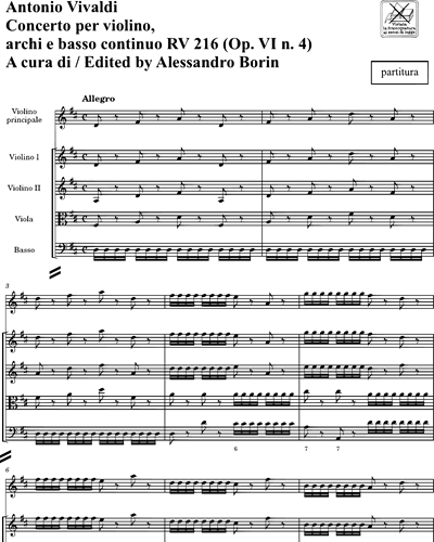 Concerto RV 216 Op. 6 n. 4