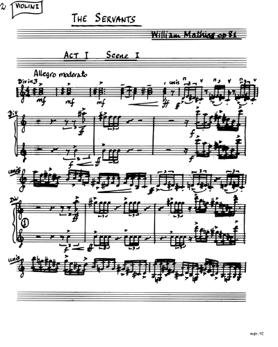 [Act 1] Violin 1