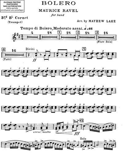 Cornet in Bb 3/Trumpet in Bb 3 (Alternative)