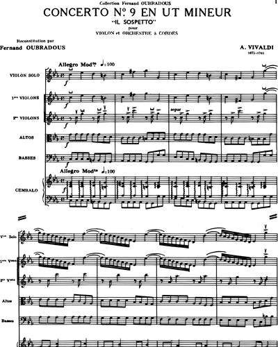 Concerto n. 9 en Ut mineur