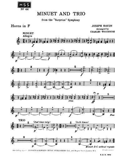Minuet and Trio (from "Surprise Symphony")
