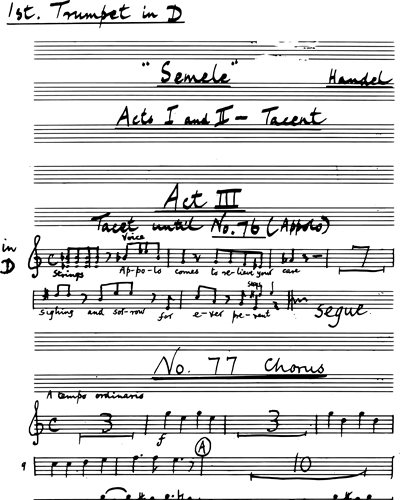 Trumpet in D 1 (Alternative)