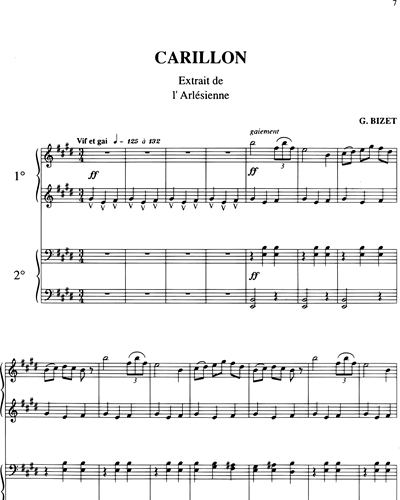 Carillon (from Bizet's 'l'Arlésienne')