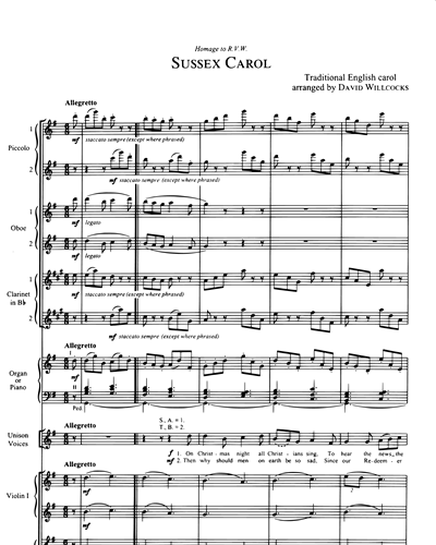 Full Score & Mixed Chorus