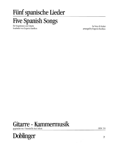 Five Spanish Songs