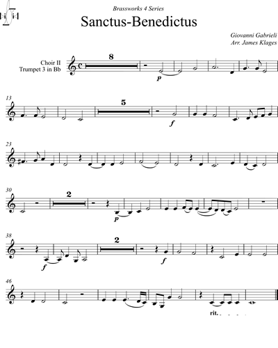 [Choir 2] Trumpet in Bb 3
