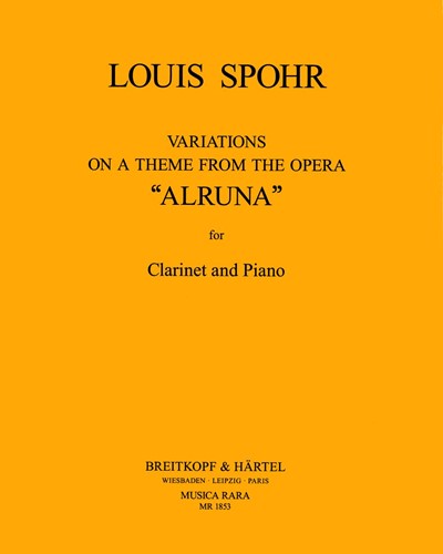 Variationen über ein Thema aus der Oper „Alruna“