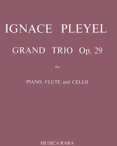 Grand Trio D-dur op. 29 B 461