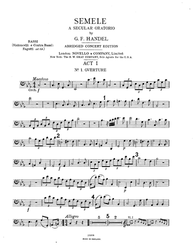Cello & Double Bass & Bassoon (ad libitum)