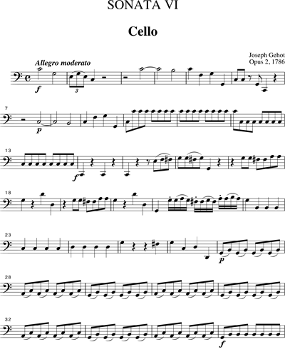 Sonata No. 6 in C Major, Op. 2