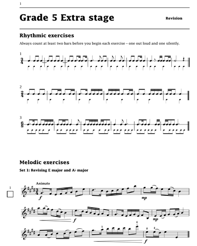 Improve Your Sight-Reading Violin: Grade 5 Extra Stage
