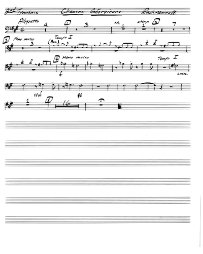 Chanson Géorgienne in F# minor, op. 4 No. 4 