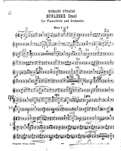Burleske in D minor