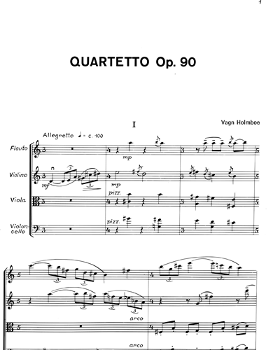Quartet Op. 90