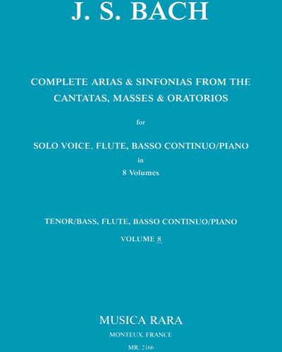 Complete Arias - Vol. 8 (BWV 8, 123, 232, 248)