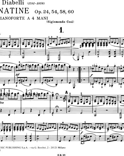 Sonatine Op. 24, 54, 58, 60