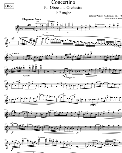 Concertino F-Dur op. 110