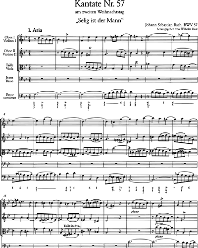 Kantate BWV 57 „Selig ist der Mann“