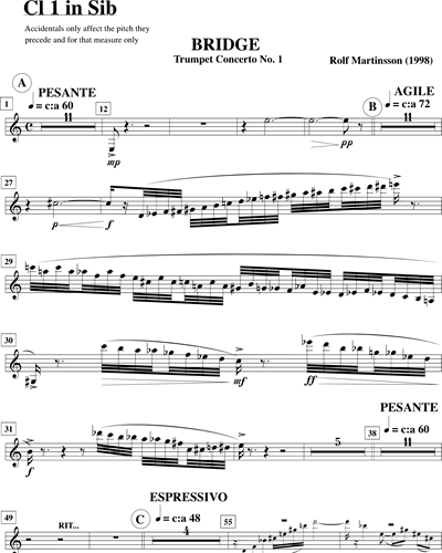 Clarinet 1 (Bb)