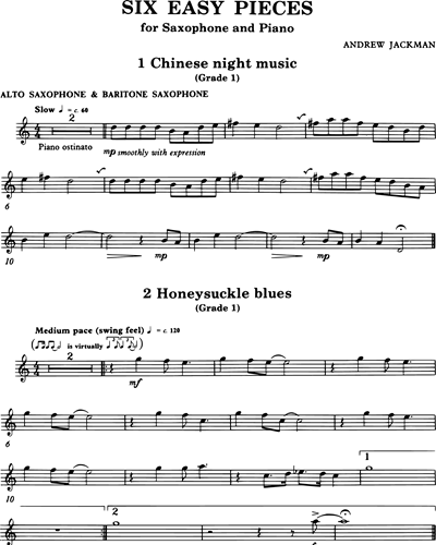 Alto Saxophone (Alternative)/Baritone Saxophone (Alternative)