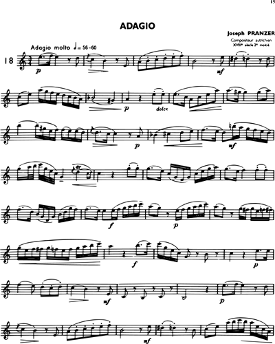 La Clarinette Classique, Vol. C: Adagio