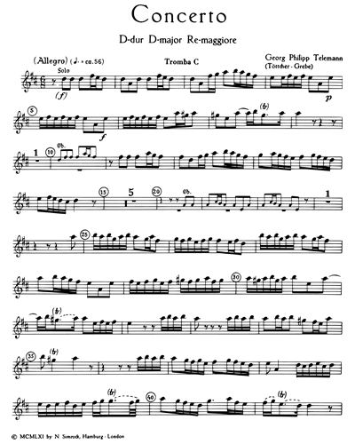 Trumpet Concerto in D major, 53:D2