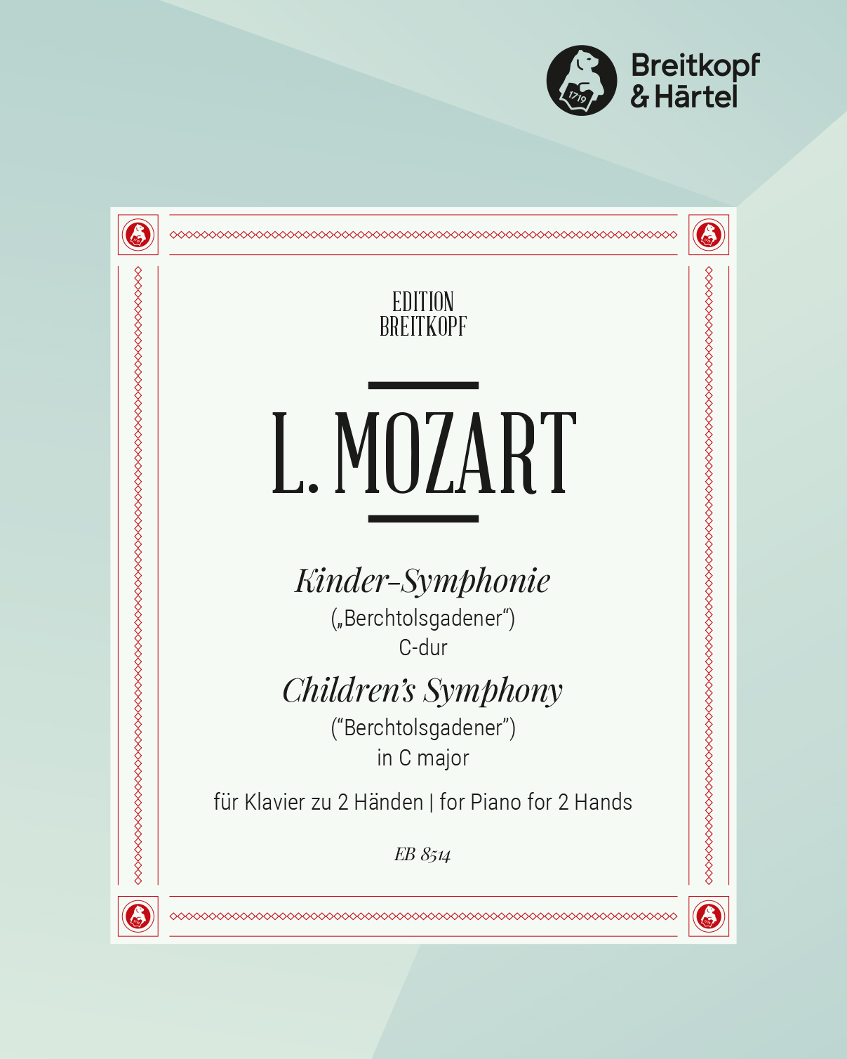 Kinder-Symphonie C-dur - Ausgabe für Klavier