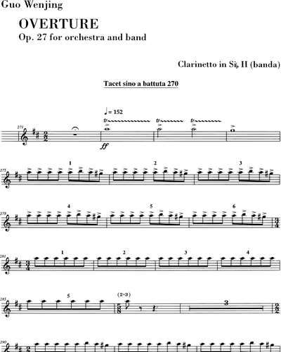 [Band] Clarinet 2