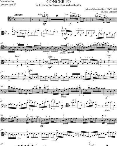 [Solo] Cello 1
