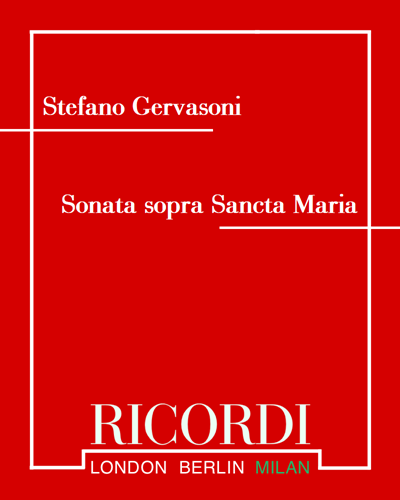 Sonata sopra Sancta Maria
