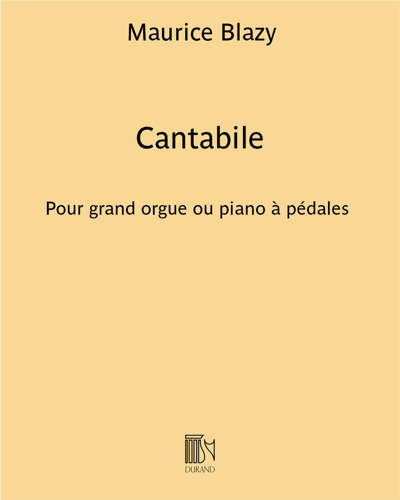 Cantabile (extrait des "Pièces")