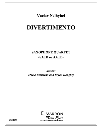 Divertimento for Saxophone Quartet